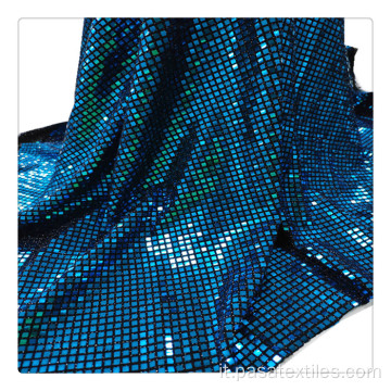 sequestro di paillettes di paillettes di paillettestri di lusso paillettes di paillettes di paillettes incollate in tessuto incollato blu verde acqua